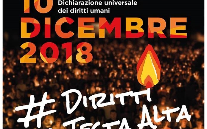 10 dicembre, ore 18.30: #DirittiATestaAlta