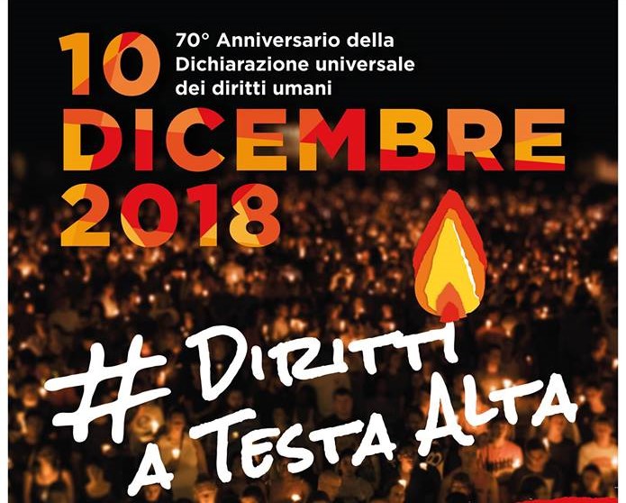 10 dicembre, ore 18.30: #DirittiATestaAlta