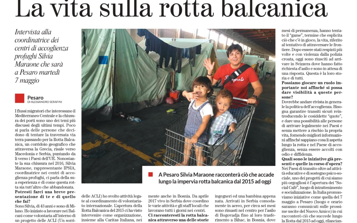 Su “Il Nuovo Amico” di domenica 14 aprile la prima pagina a cura dei ragazzi del Servizio Civile in Caritas