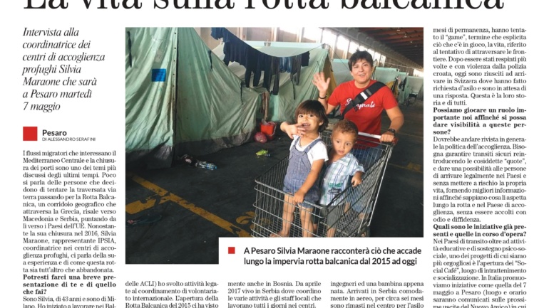 Su “Il Nuovo Amico” di domenica 14 aprile la prima pagina a cura dei ragazzi del Servizio Civile in Caritas