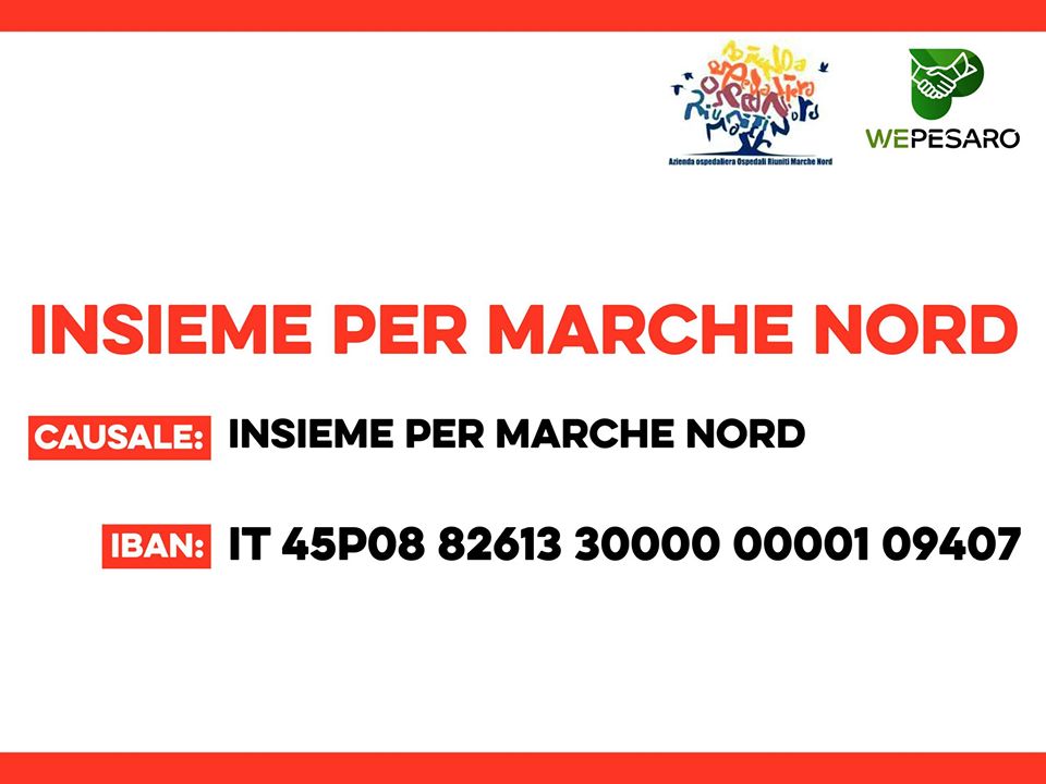 Caritas Pesaro sostiene “Insieme per Marche Nord”