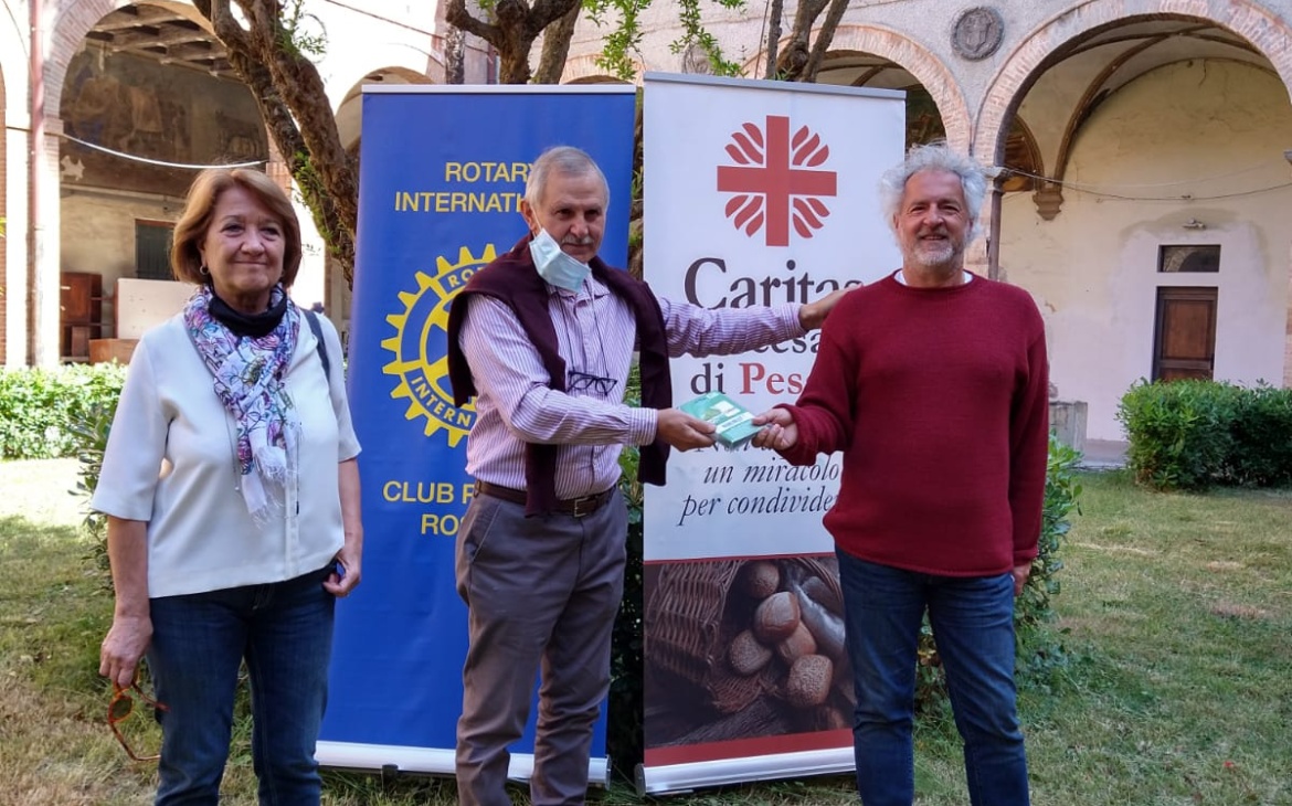 Caritas Pesaro ringrazia il Rotary Club Pesaro Rossini