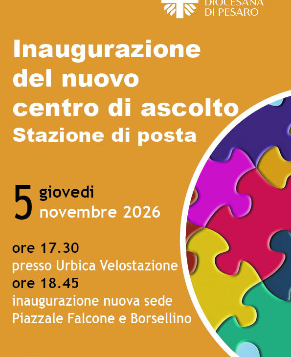 Inaugurazione del nuovo centro di ascolto della Caritas diocesana di Pesaro